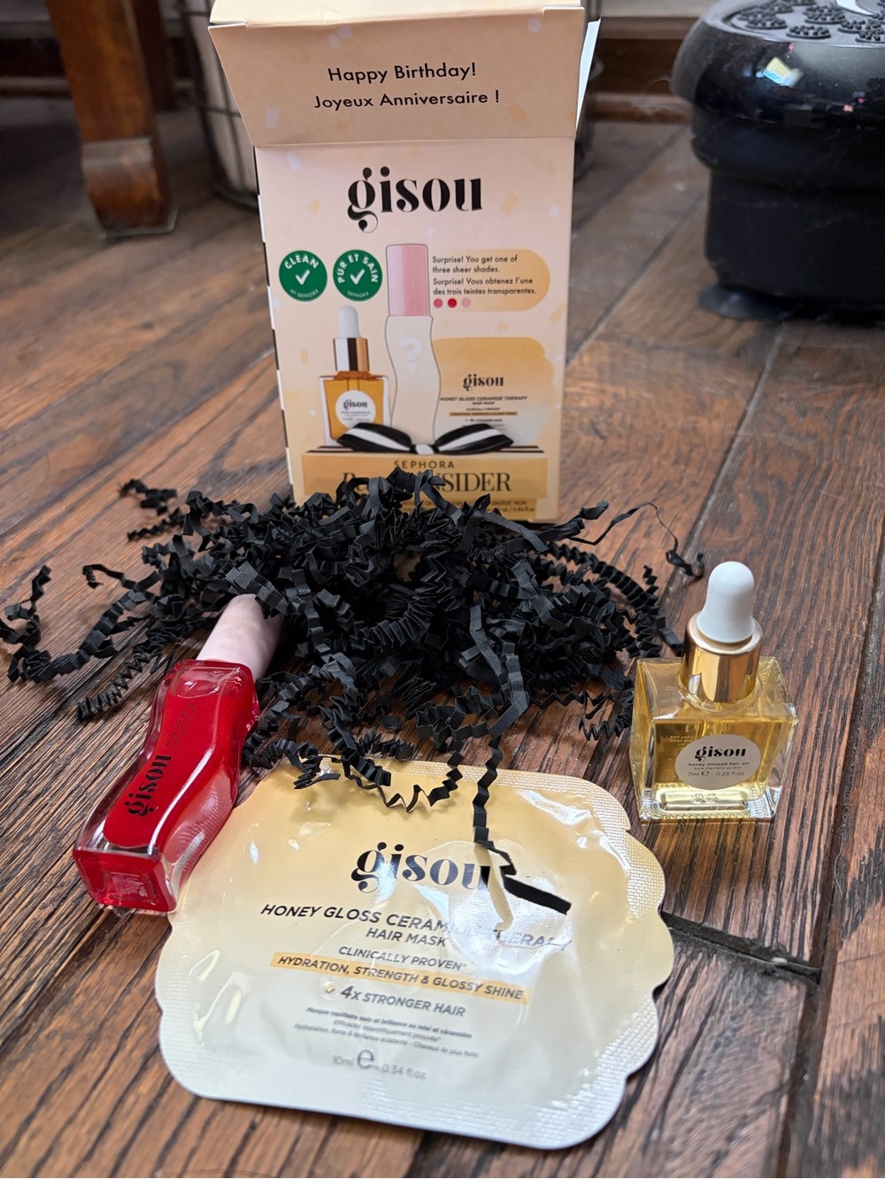 🆕 Gisou Honey-Glow Beauty Insider Set with Surprise Lip Oil New in Box